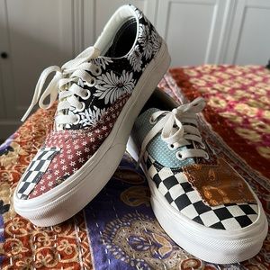 Vans patch sneakers size 8